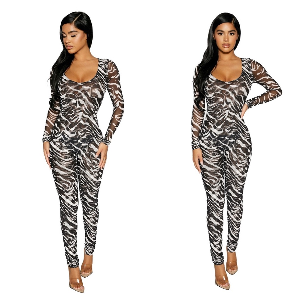 🚫SOLD🚫Naked Wardrobe - The Extra Wild Jumpsuit